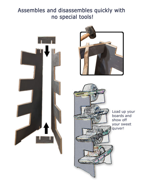 Freestanding Onewheel Display Rack, Space-Saving Storage Solution