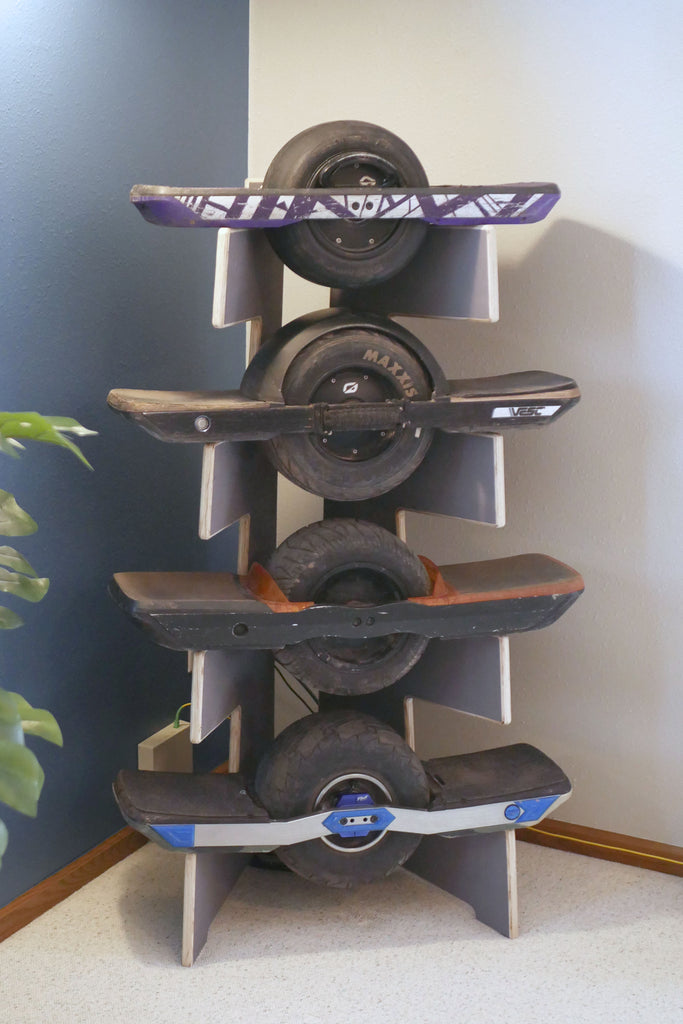 Freestanding Onewheel Display Rack, Space-Saving Storage Solution