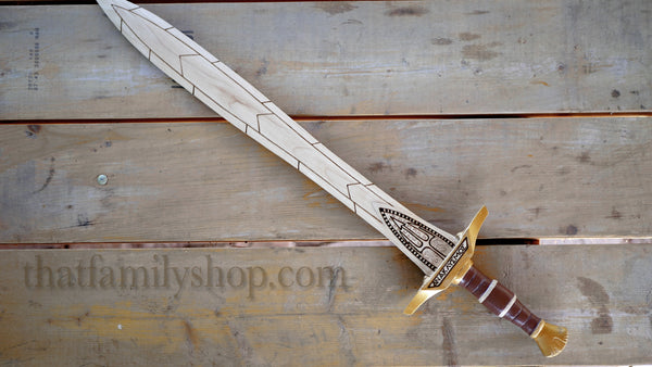Wooden Replica of Riptide, Sword of Percy Jackson Anaklusmos