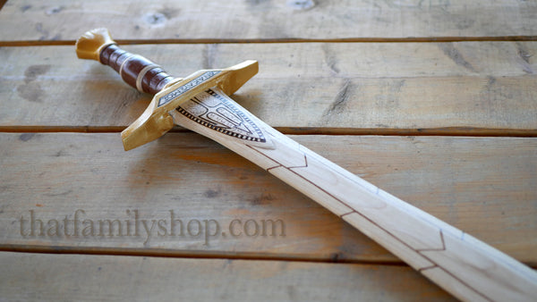 Wooden Replica of Riptide, Sword of Percy Jackson Anaklusmos