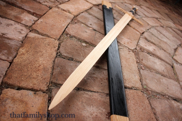 Wooden Geralt of Rivia's Steel Sword from the Witcher, Replica Costume Prop for Cosplay