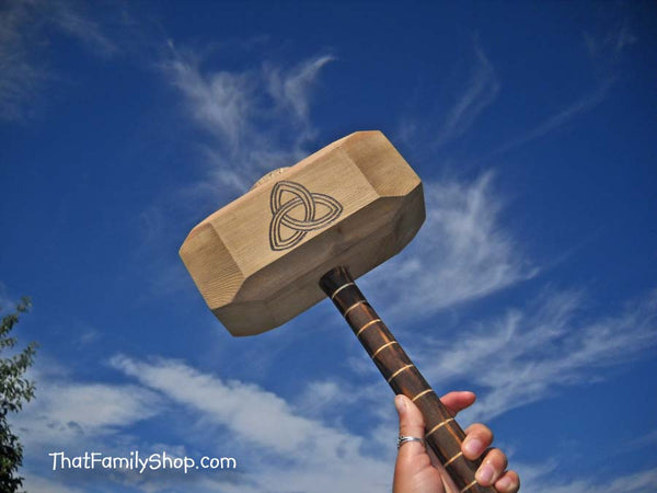 Thor's Hammer Wooden Replica-thatfamilyshop.com