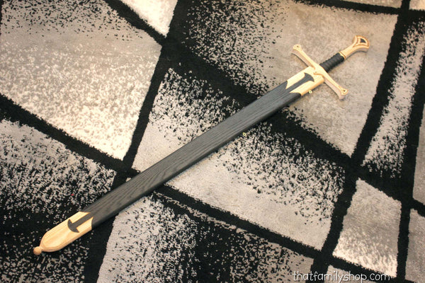 Anduril, Aragorn's Sword LOTR-Inspired Wooden Isildur Replica Blade-thatfamilyshop.com