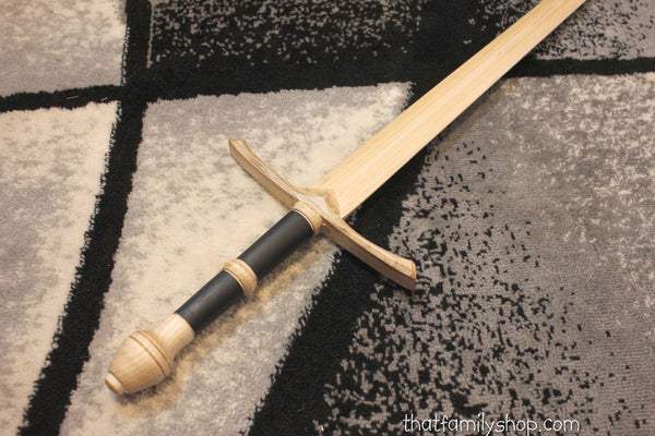 Aragorn's Strider Ranger Sword LOTR-Inspired Wooden Replica from Lord of the Rings-thatfamilyshop.com