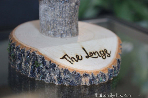 4 Tiered Stand With Personalized / Customizable Base Wedding Table Centerpiece-thatfamilyshop.com