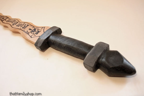 Wooden Emma Swan Dagger, Once Upon Time look alike, Rumpelstiltskin, Costume Accessory-thatfamilyshop.com