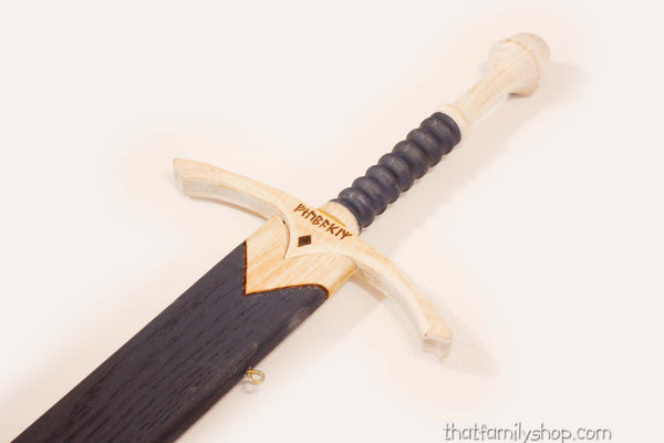 Gandalf's Glamdring Sword Wood Replica LOTR Lord of the Rings Movie Prop-thatfamilyshop.com