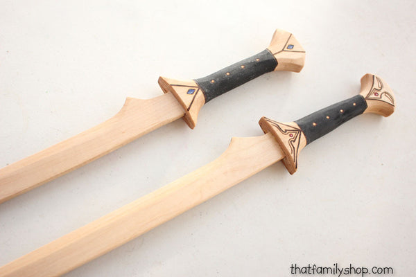Icingdeath & Twinkle - Wooden Cosplay Drizzt Do'Urden's Scimitar from Dungeons and Dragons D&D-thatfamilyshop.com