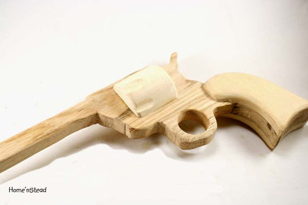 Boys Toy Gun Wooden Pistol/Colt Replica Cowboy Prop-thatfamilyshop.com