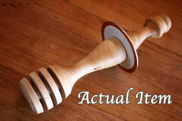 Honey Dip Hand-Turned Country Kitchen Utensil Mom's Stocking Stuffer-thatfamilyshop.com