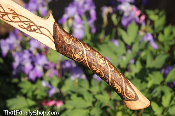 Girls Wooden Sword Arwen's Lord of the Rings Hadhafang Replica Costume Prop-thatfamilyshop.com