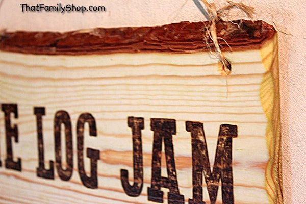 Rustic Sign Wood Burned Custom Plaque Names Cabin Personalized-thatfamilyshop.com