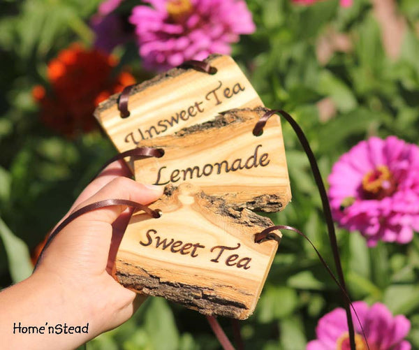 Set of 3 Rustic Drink Tags/Labels-thatfamilyshop.com