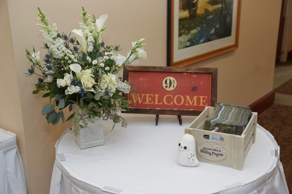 Harry Potter Inspired Welcome Plaque Sign Hogwarts Express Unique-thatfamilyshop.com