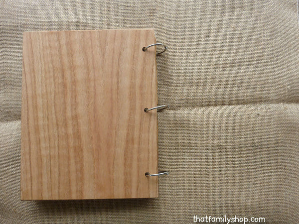 Rustic Wedding Guest Book Customized Parchment Bark Large Names Dates-thatfamilyshop.com