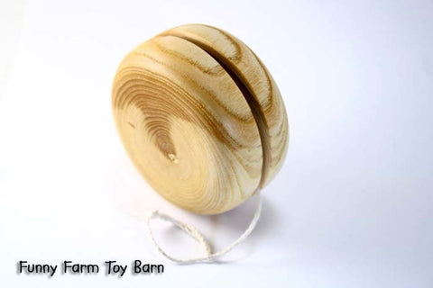 Handmade YoYo Basic Round Style Stocking Stuffer Hand Turned Soild Wood All Natural Creative Toy Puzzle Yo-Yo-thatfamilyshop.com