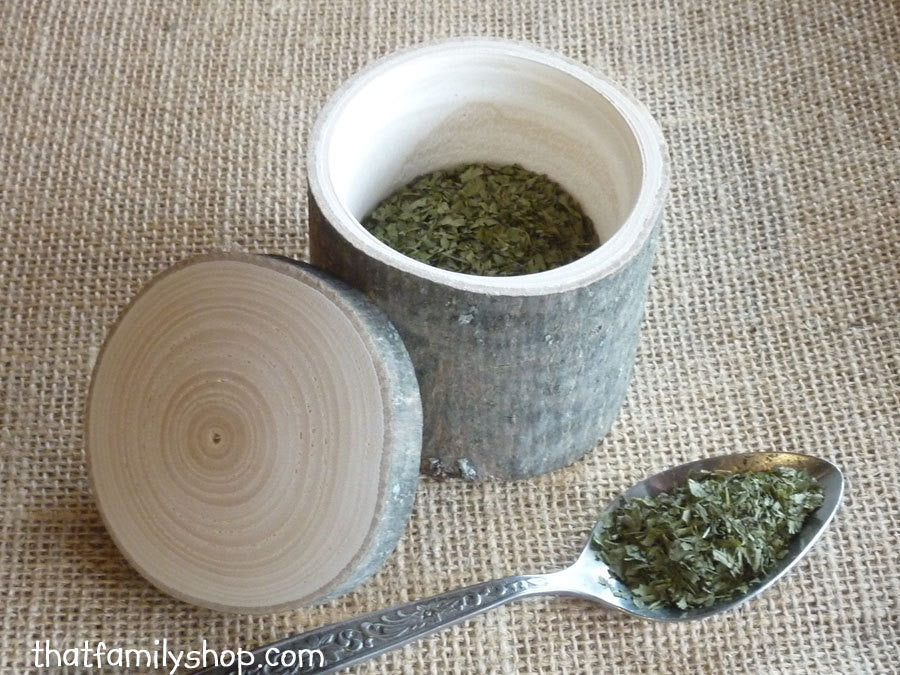 Hollow-Log Spice Pot and General-Purpose Box, Rustic Storage Container Gift-thatfamilyshop.com