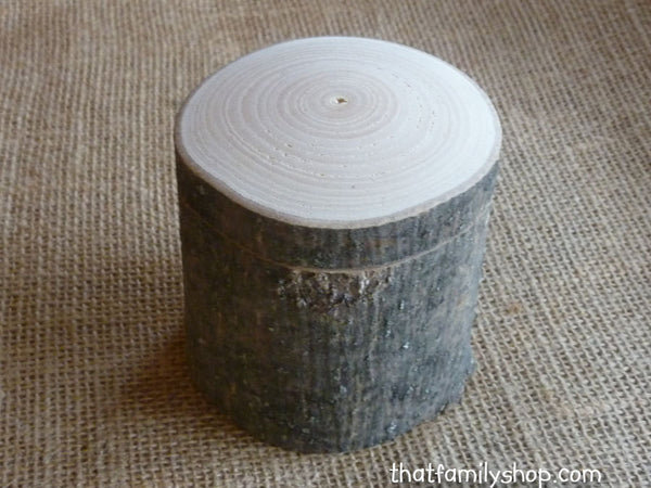 Hollow-Log Spice Pot and General-Purpose Box, Rustic Storage Container Gift-thatfamilyshop.com