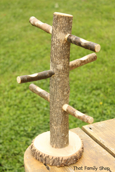 Kitchen Display Coffee Cup Tree Mug Holder Rustic Teacup-thatfamilyshop.com