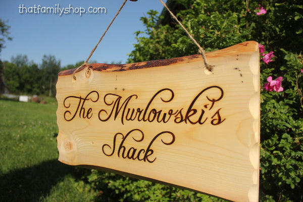 Wood Burned Custom Rustic Wedding Plaques Names Cabin Signs Personalized-thatfamilyshop.com