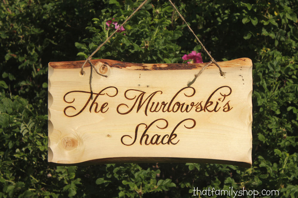 Wood Burned Custom Rustic Wedding Plaques Names Cabin Signs Personalized-thatfamilyshop.com