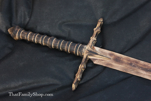 Wood RingWraith LOTR-Inspired Sword Replica Cosplay-thatfamilyshop.com