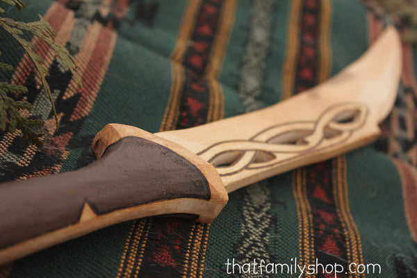 Tauriel's Blades Wood Replica Dagger Knives Sword LOTR Hobbit-thatfamilyshop.com
