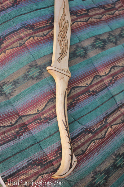 Mirkwood Infantry Sword, Wood Replica from LOTR Hobbit-thatfamilyshop.com