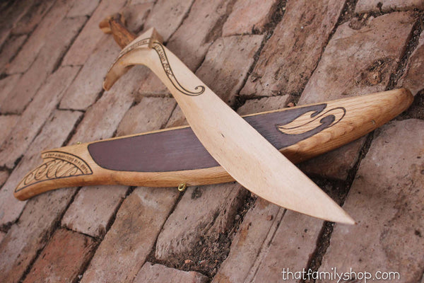 Orcrist Wooden Sword Dwarf Thorin Oakenshield Hobbit Movie Prop Lord of the Rings Fan Gift-thatfamilyshop.com