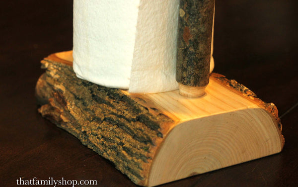 The "Poopy Perch" Paper Towel Holder and Pet Bird Trainer