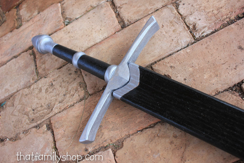 Painted Aragorn's Strider Ranger Sword LOTR-Inspired Wooden Replica from Lord of the Rings-thatfamilyshop.com