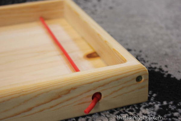 Table Hockey--Nonstop Action! Wooden Classic Family Table-Top Fun Puckett Game