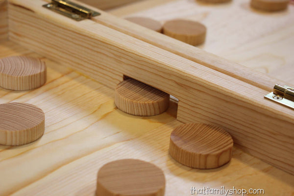 Table Hockey--Nonstop Action! Wooden Classic Family Table-Top Fun Puckett Game