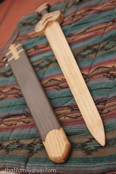 Theoden's Sword from Lord of the Rings Wooden Replica Rohan Weapon Movie/Costume Prop LOTR-thatfamilyshop.com
