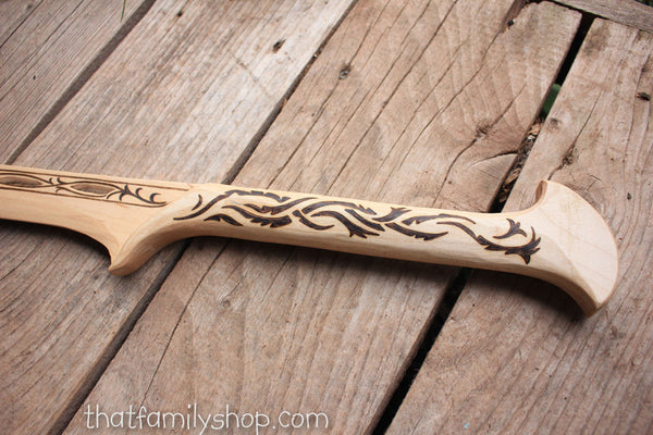 Thranduil's Sword, Wooden Replica of Lord of the Rings LOTR Prop Weapon, Cosplay Sword Costume Accessory-thatfamilyshop.com