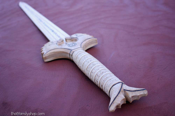 The "God Killer" Wooden Replica Wonder Woman Sword Costume Prop-thatfamilyshop.com