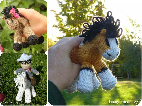 Knitted Ponies