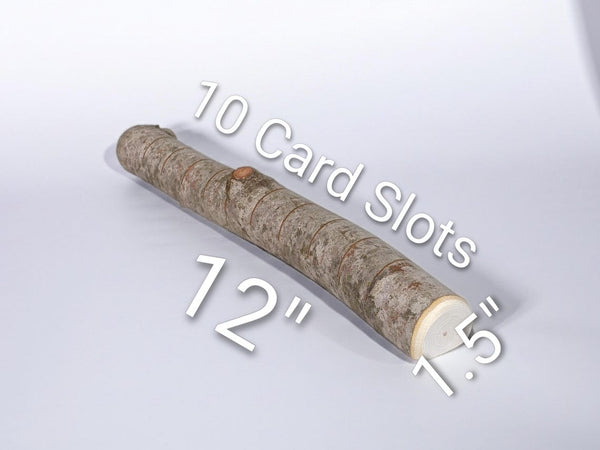 Aspen Log Placecard Holders