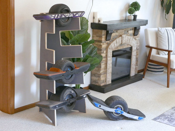 Freestanding Onewheel Display Rack, Space-Saving Storage Solution