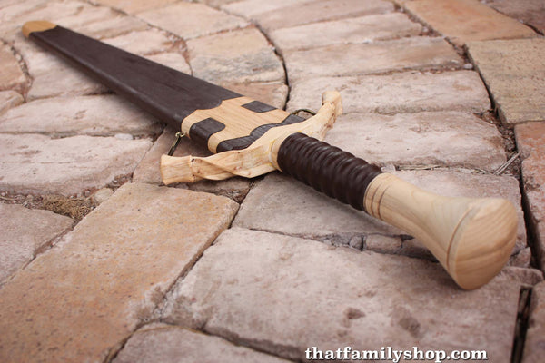 Boromir Sword Wood Replica LOTR Lord of the Rings Movie Prop