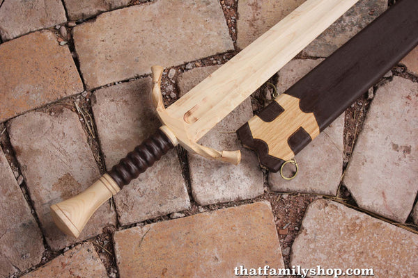 Boromir Sword Wood Replica LOTR Lord of the Rings Movie Prop