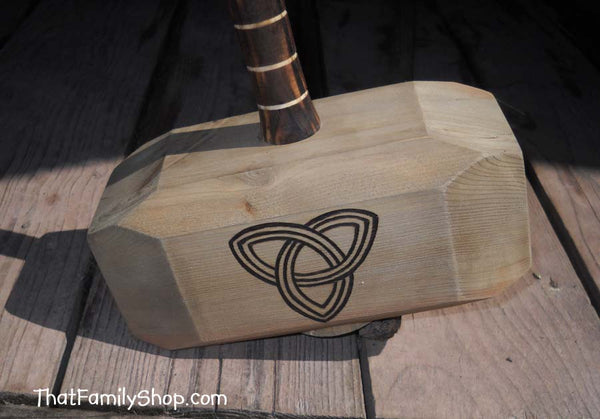 Thor's Hammer Wooden Replica-thatfamilyshop.com