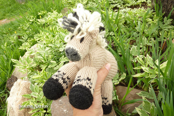 Molly: Fjord Horse Pony Toy Stuffed Animal Toy Horse-thatfamilyshop.com