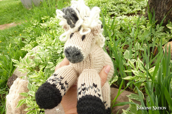 Molly: Fjord Horse Pony Toy Stuffed Animal Toy Horse-thatfamilyshop.com