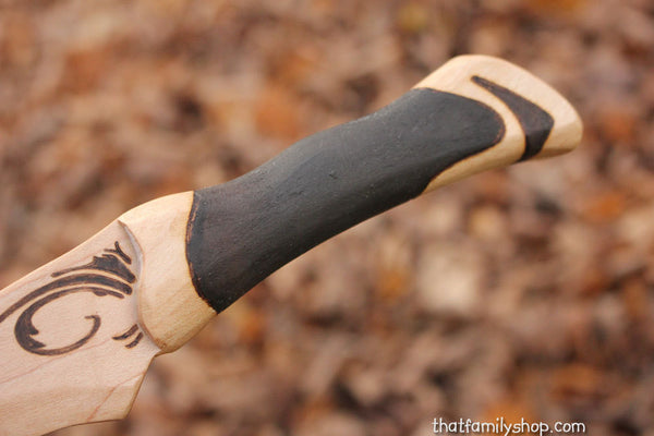 Aragorn Dagger Wooden Lord of the Rings Wooden Prop Movie Costume Knife Sword-thatfamilyshop.com