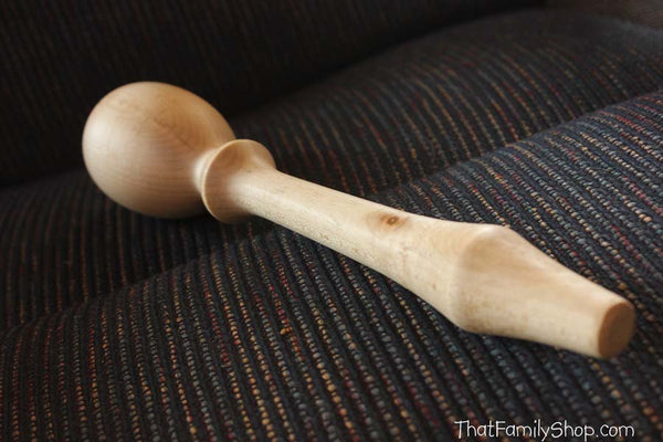 Sock Darning Egg Hand Turned Hardwood Mushroom Mending Bulb Old Fashioned Homestead Tool-thatfamilyshop.com