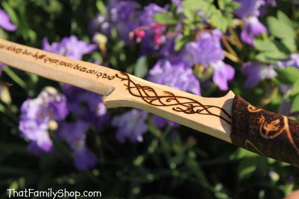 Girls Wooden Sword Arwen's Lord of the Rings Hadhafang Replica Costume Prop-thatfamilyshop.com
