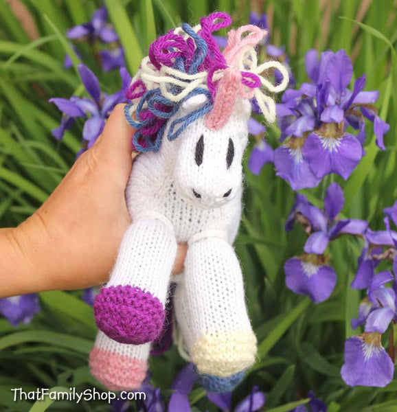 Pixie: Unicorn Girl's Valentine's Day Gift Magical Fantasy Pony Stuffed Animal Waldorf Toy Fairy Horse Baby Baby Shower Gift-thatfamilyshop.com