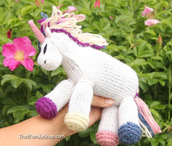 Pixie: Unicorn Girl's Valentine's Day Gift Magical Fantasy Pony Stuffed Animal Waldorf Toy Fairy Horse Baby Baby Shower Gift-thatfamilyshop.com