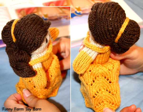 Chunky Body, Girls Custom Character Doll, You Choose Character, Disney Princess, Natural Wool Girls Toy-thatfamilyshop.com